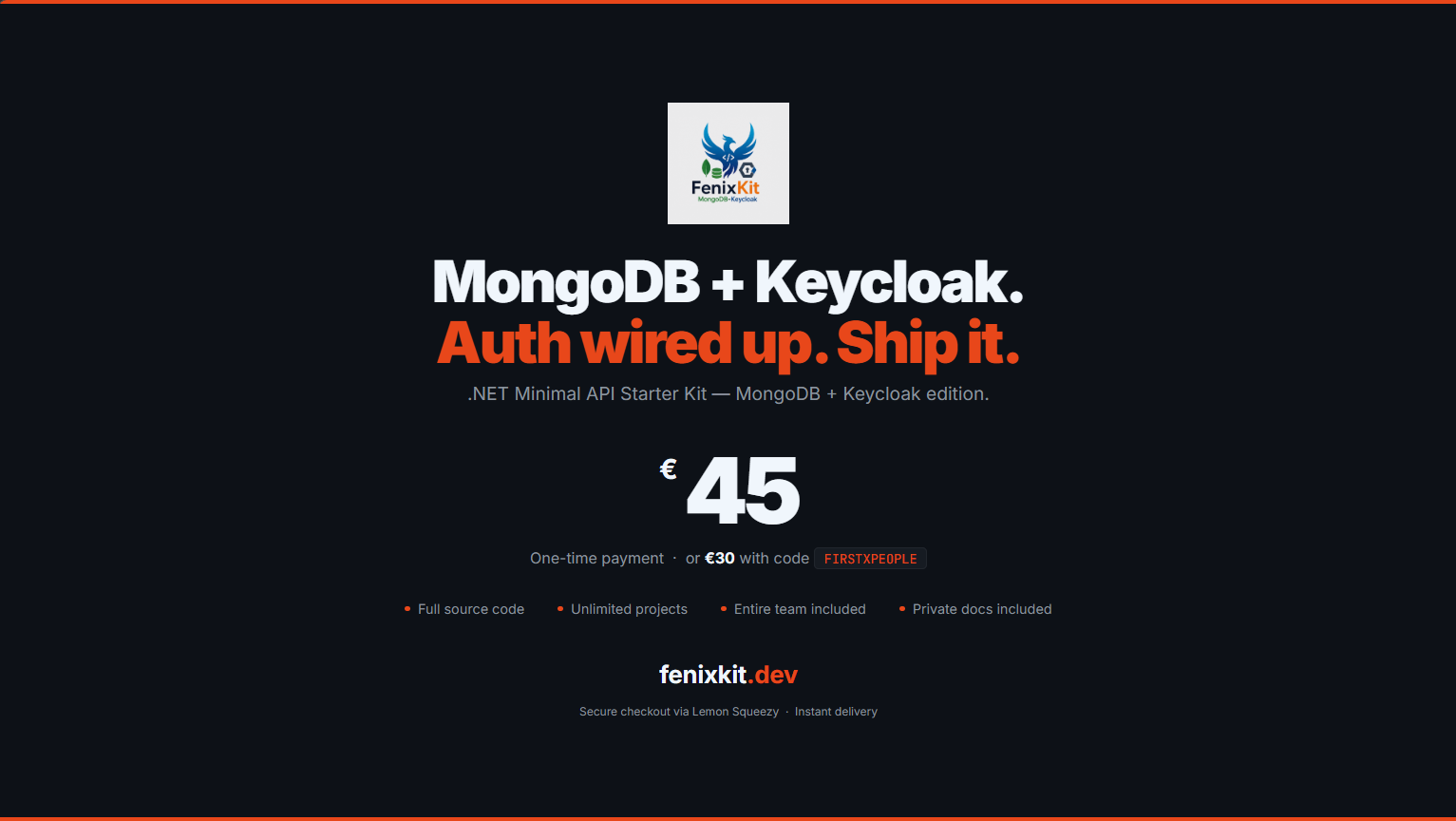 FenixKit MongoDB + Keycloak - Slide 6