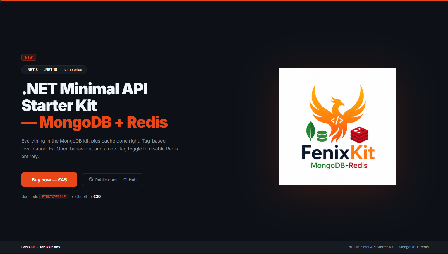 FenixKit MongoDB + Redis - Slide 1