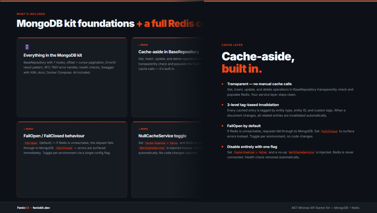 FenixKit MongoDB + Redis - Slide 3