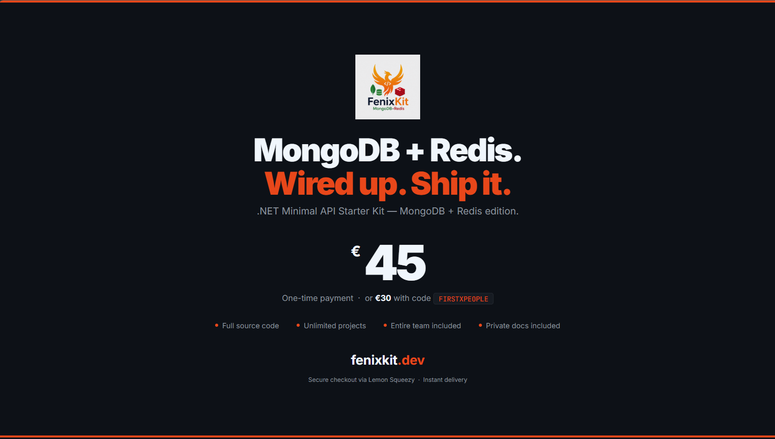FenixKit MongoDB + Redis - Slide 5