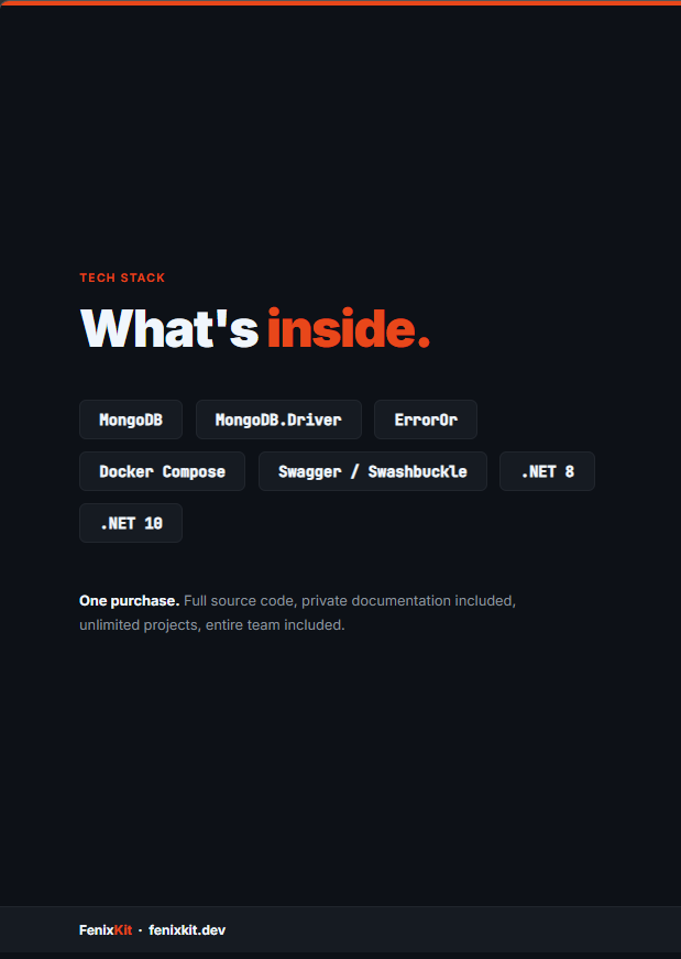 FenixKit MongoDB - slide 4